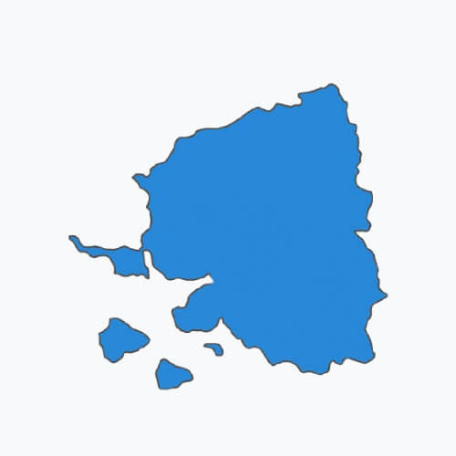 Kort over Svendborg Kommune – AllClear erhvervsrengøring